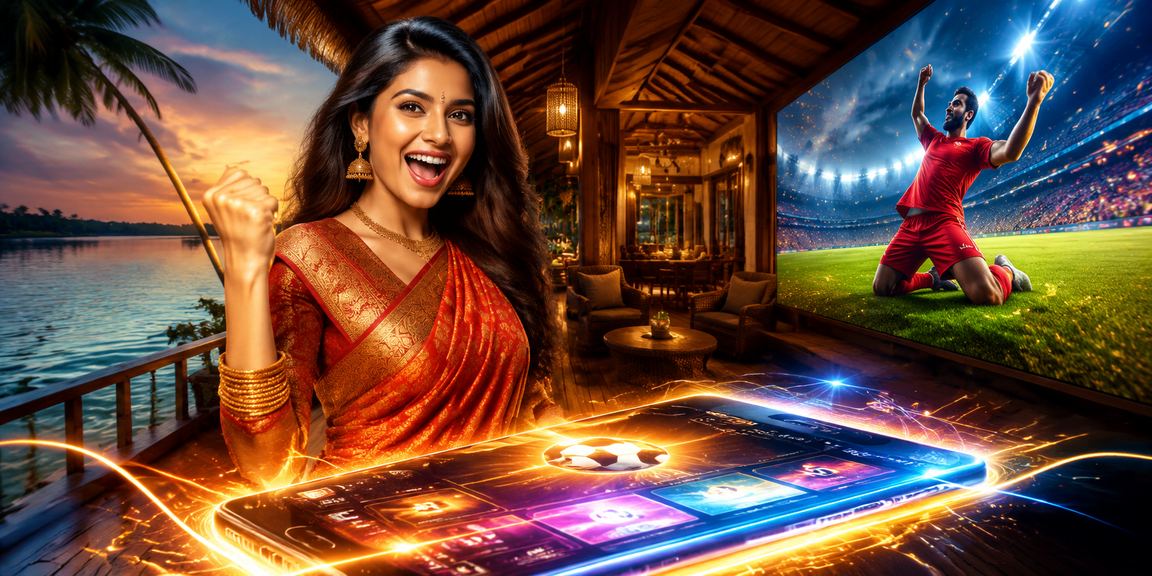 Indian player enjoying online casino on mobile app